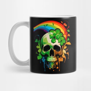 Rainbow skull Mug